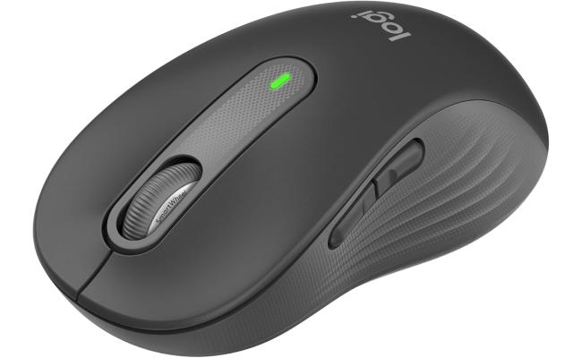 Logitech Signature M650 L Wireless Mouse, Wireless + BT Connection Silent Touch